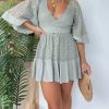 Women's Lace Crochet Romper Dress with Built-in Shorts (Buy 2 Free Shipping)